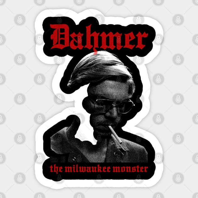 Jeffrey Dahmer - Milwaukee Monster Sticker by GothBless